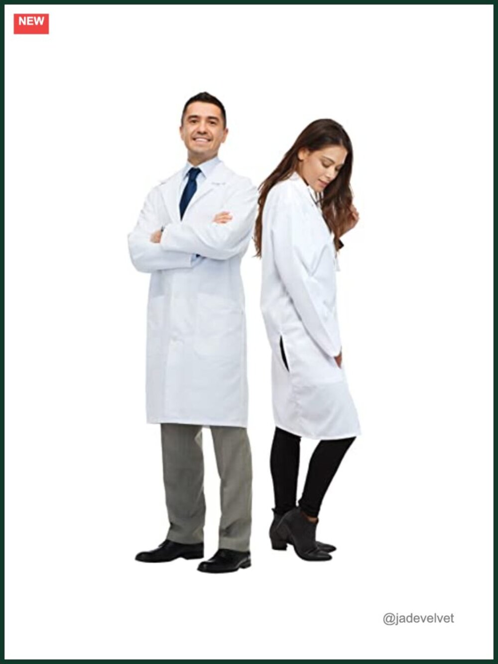 Doctor Lab Coat Adult Unisex Costume Button Down 100% Polyester